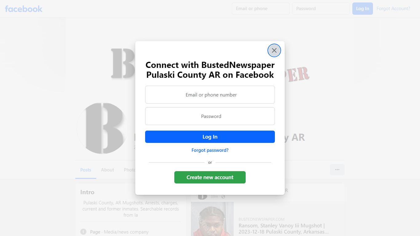 BustedNewspaper Pulaski County AR - Facebook